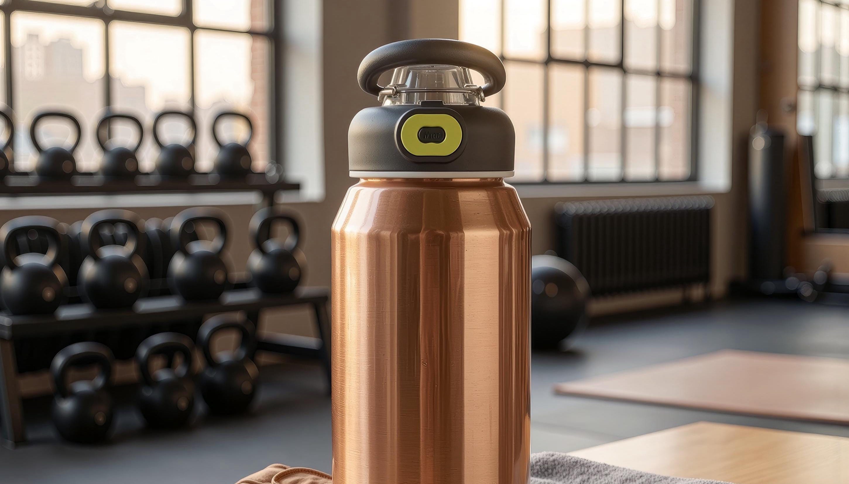 Copper water bottle